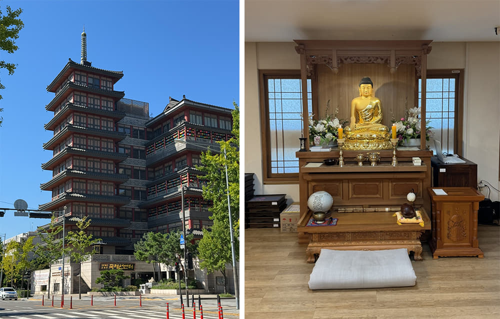 Quiet Seoul seen from the International Seon Center